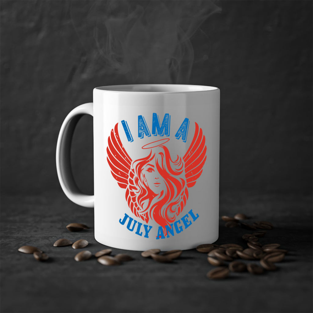 i am a july angel Style 91#- birthday-Mug / Coffee Cup