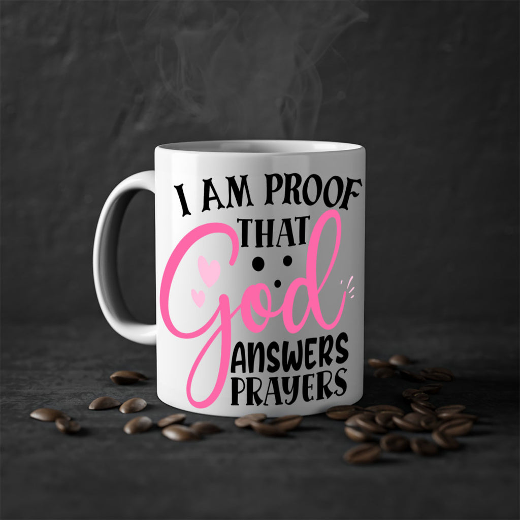 i am proof that god answers prayers Style 259#- baby2-Mug / Coffee Cup