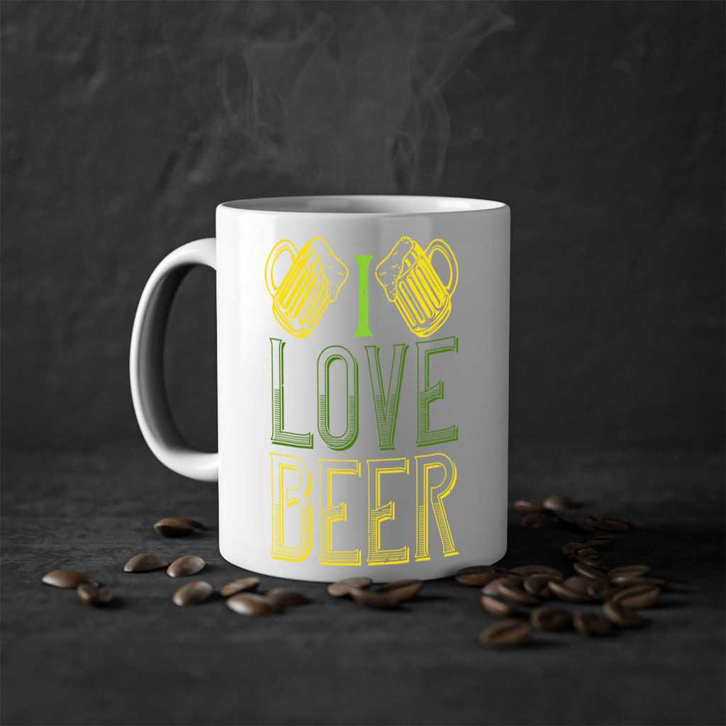 i love beer Style 134#- St Patricks Day-Mug / Coffee Cup