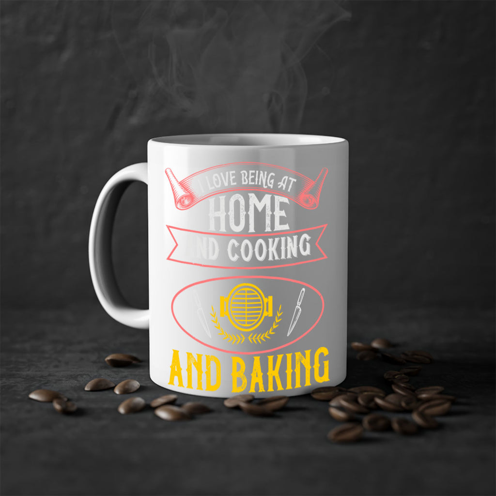 i love being at home and cooking and baking 31#- cooking-Mug / Coffee Cup