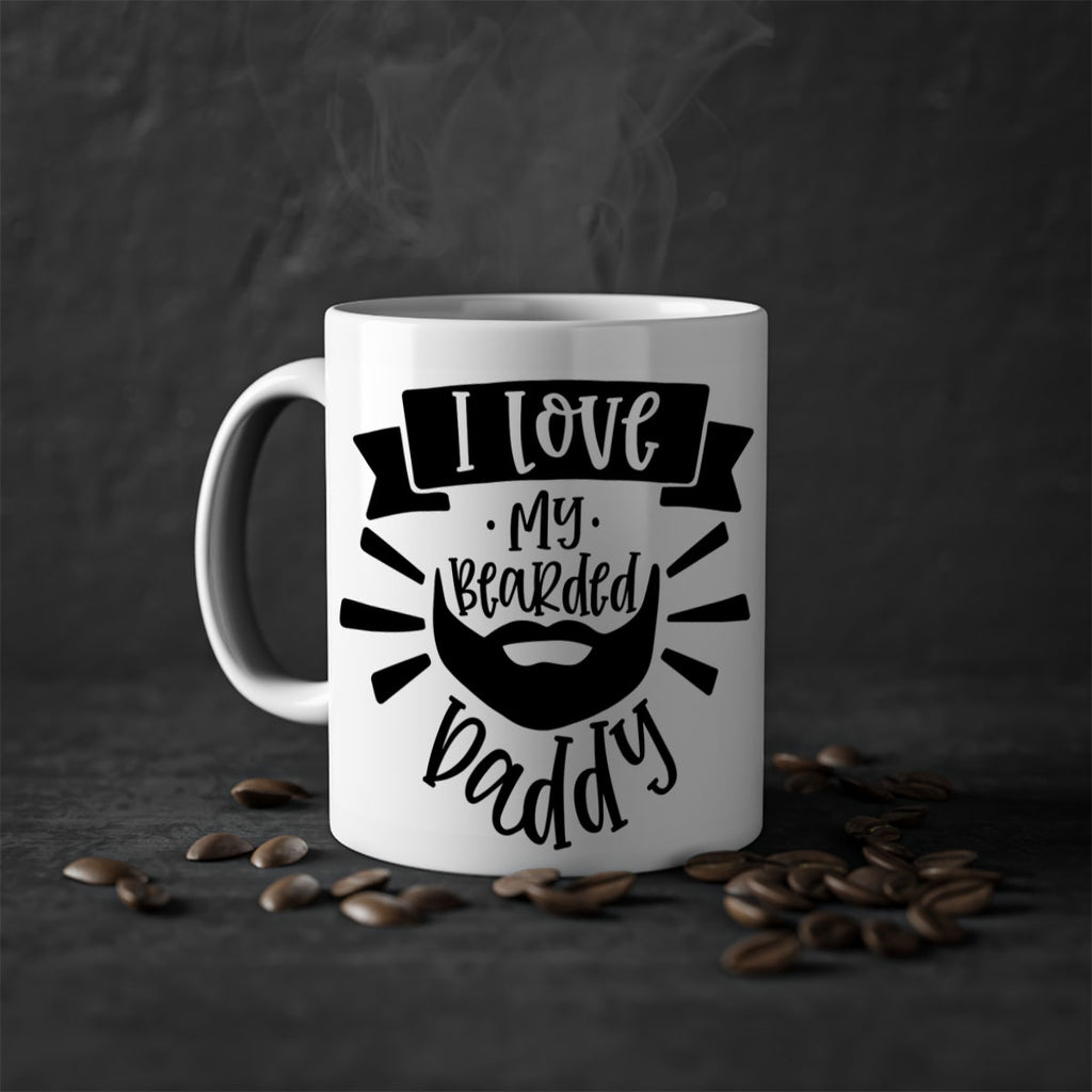 i love my bearded daddy 42#- fathers day-Mug / Coffee Cup