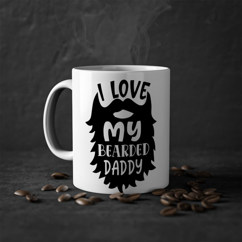 i love my bearded daddy Style 248#- baby2-Mug / Coffee Cup