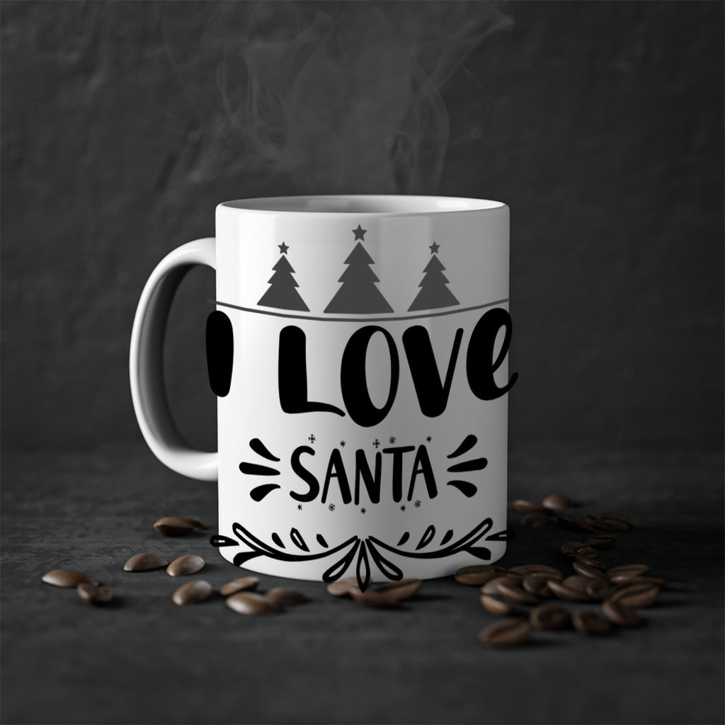 i love santa style 337#- christmas-Mug / Coffee Cup