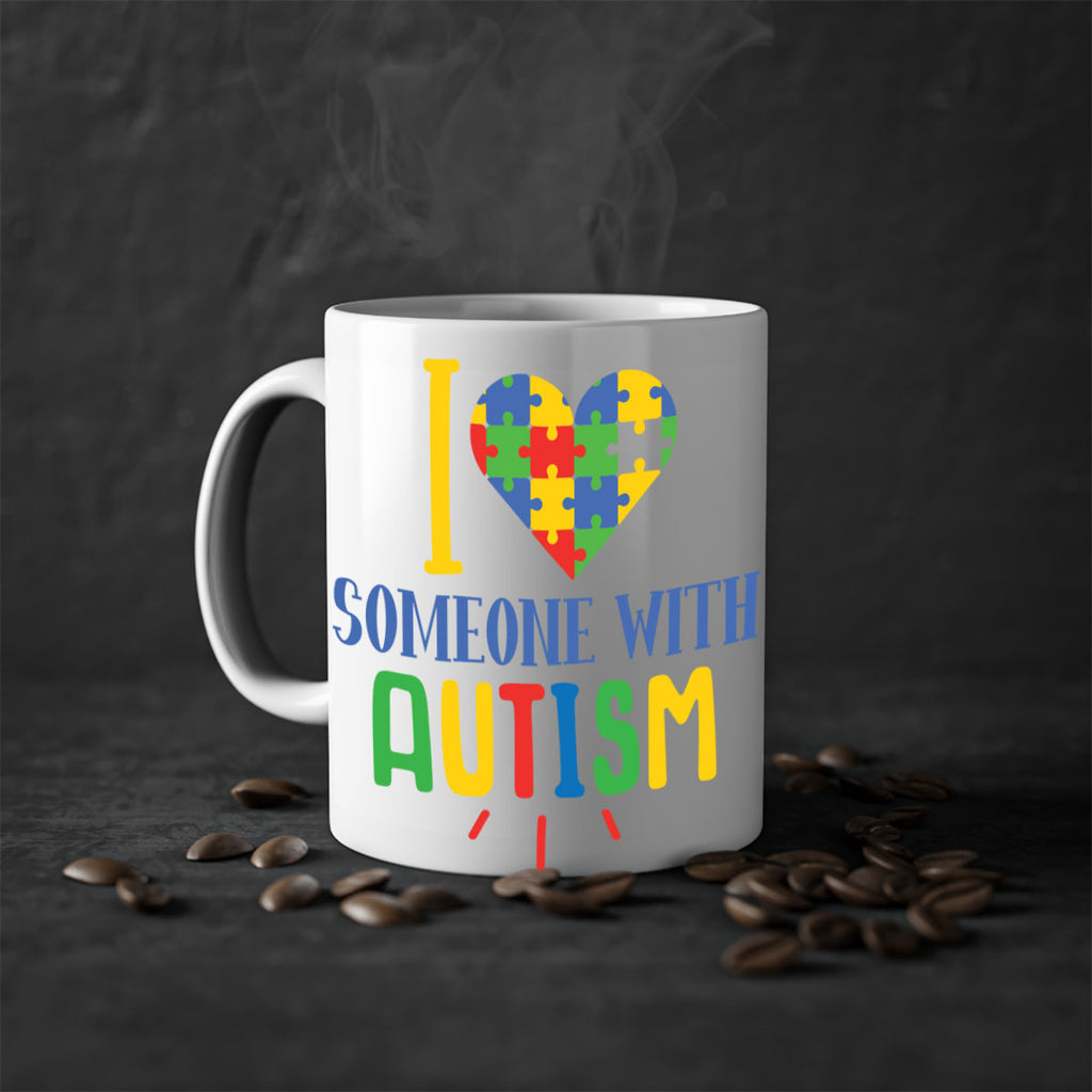 i love someone with autism Style 21#- autism-Mug / Coffee Cup