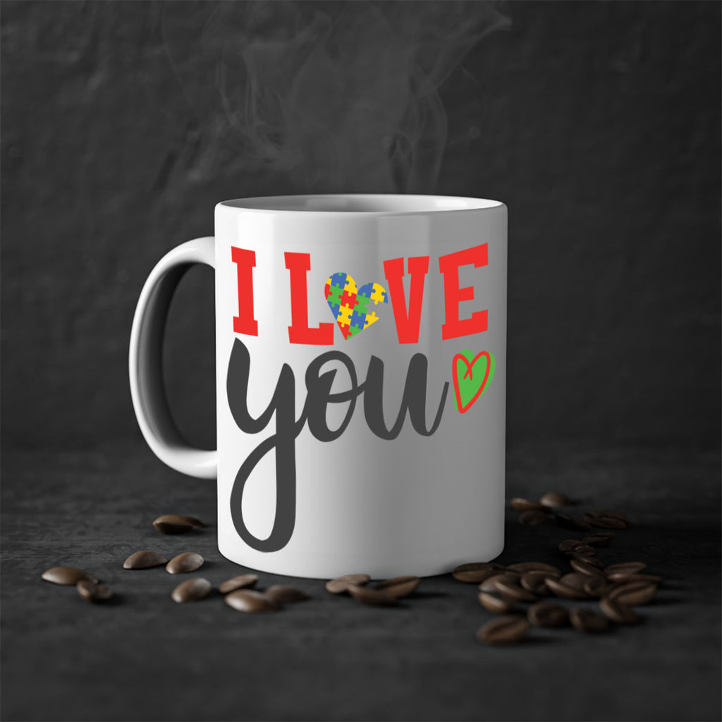 i love you Style 23#- autism-Mug / Coffee Cup