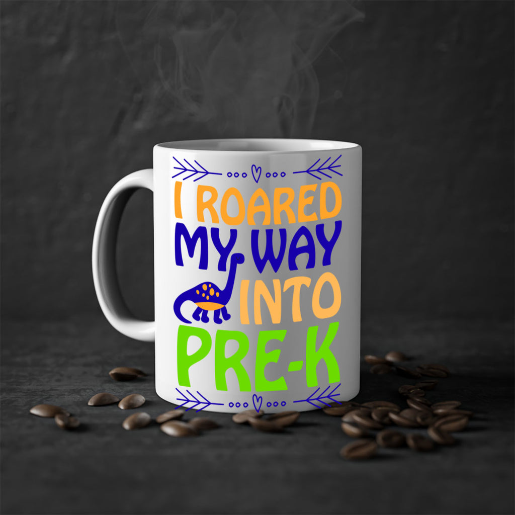 i roared my way into prek 20#- mardi gras-Mug / Coffee Cup