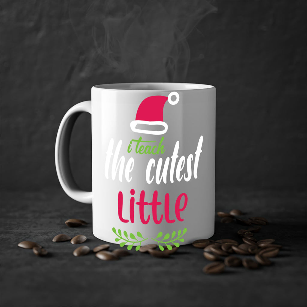 i teach the cutest little style 348#- christmas-Mug / Coffee Cup