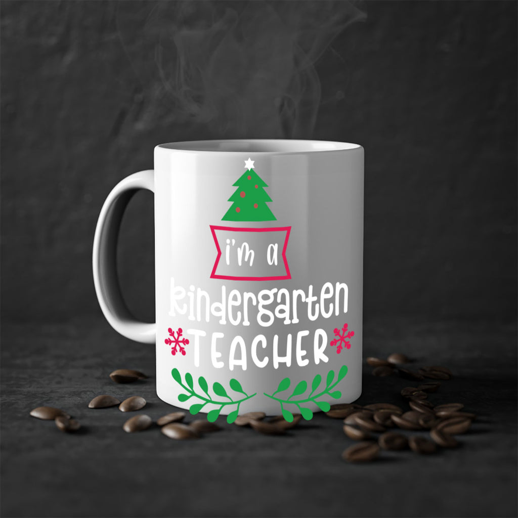 i'm a kindergarten teacher style 351#- christmas-Mug / Coffee Cup