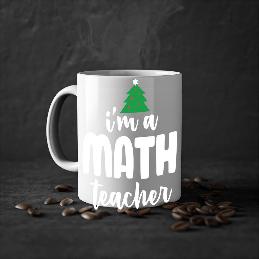 i'm a math teacher style 352#- christmas-Mug / Coffee Cup