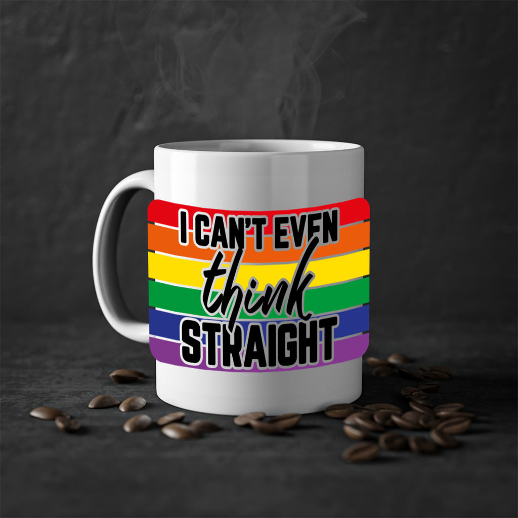 icanteventhinkstraight 123#- lgbt-Mug / Coffee Cup