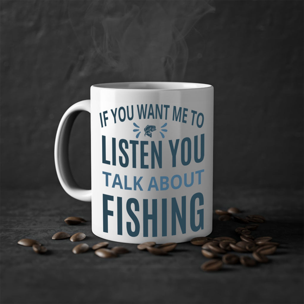 if you want 86#- fishing-Mug / Coffee Cup