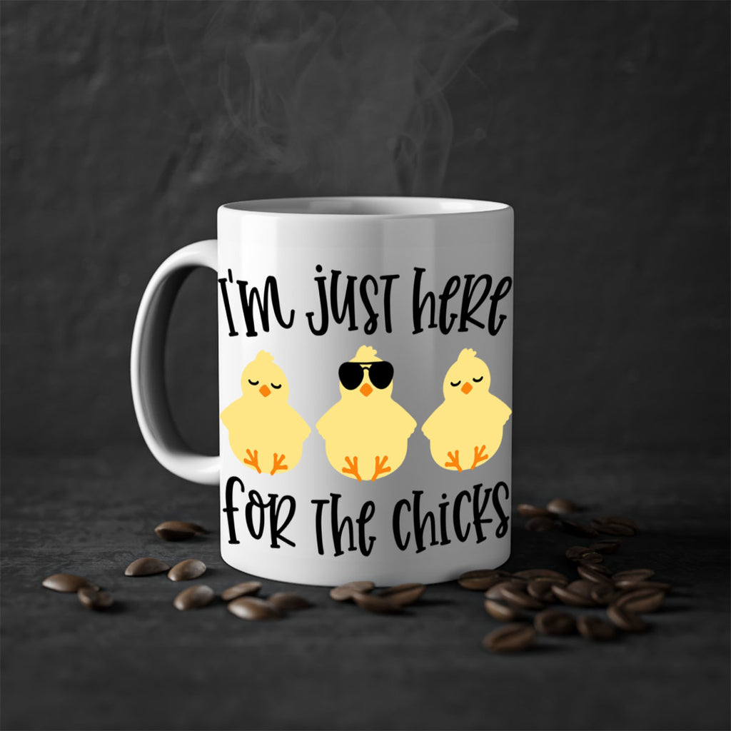 im just here for the chicks 20#- easter-Mug / Coffee Cup