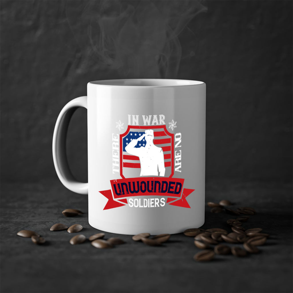 in war there are no unwounded 100#- veterns day-Mug / Coffee Cup