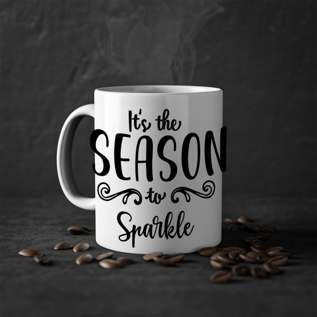 it s the season to sparkle style 372#- christmas-Mug / Coffee Cup