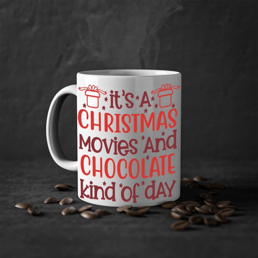 it’s a christmas movies and chocolate kind of day 249#- christmas-Mug / Coffee Cup