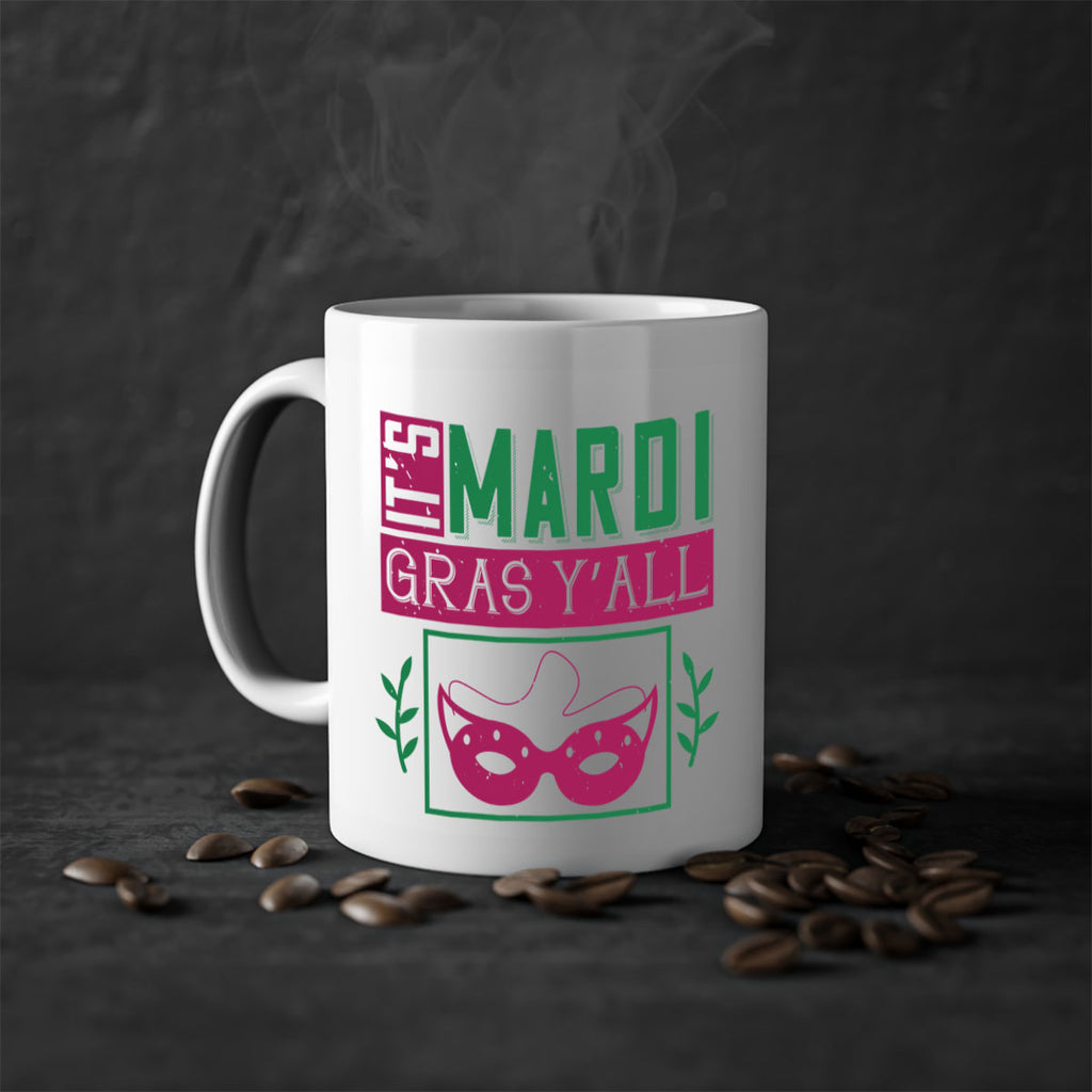 it’s mardi gras y’all 60#- mardi gras-Mug / Coffee Cup