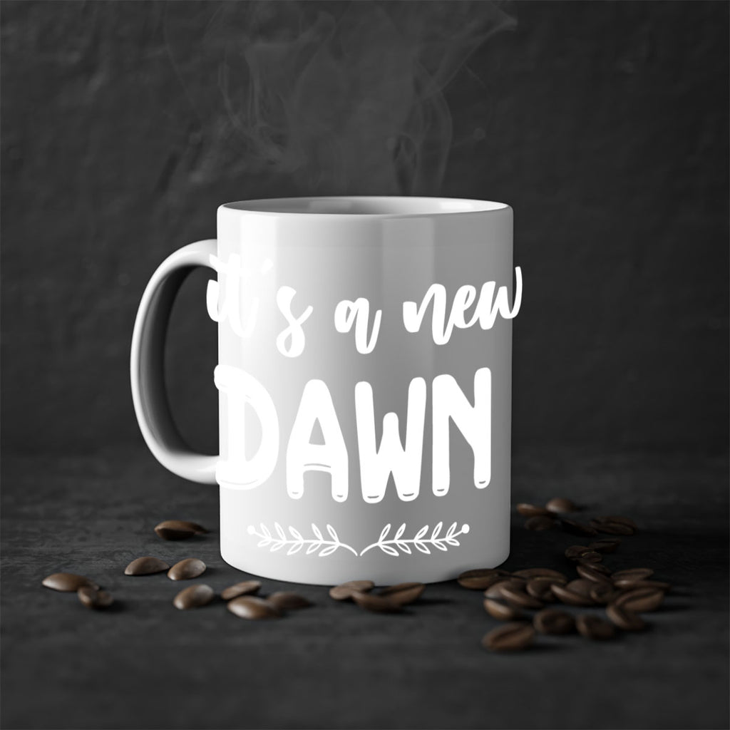 it's a new dawn style 374#- christmas-Mug / Coffee Cup