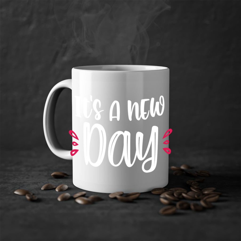 it's a new day style 375#- christmas-Mug / Coffee Cup