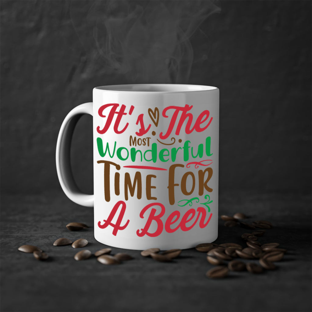 its the most wonderful time for a beer 250#- christmas-Mug / Coffee Cup