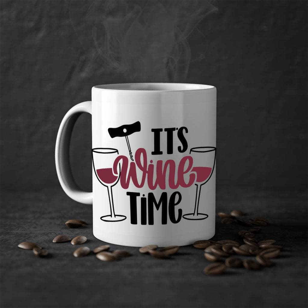 its wine time 46#- wine-Mug / Coffee Cup