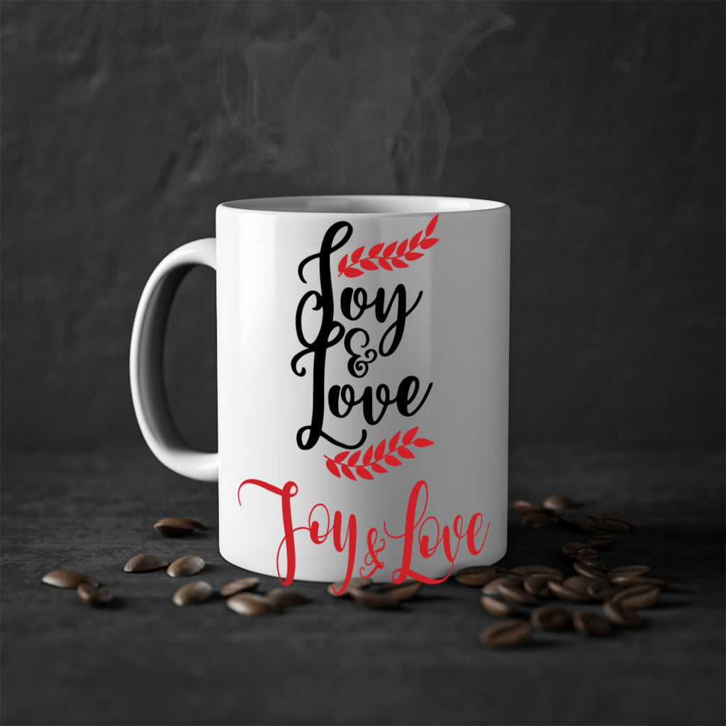 joy and love style 405#- christmas-Mug / Coffee Cup