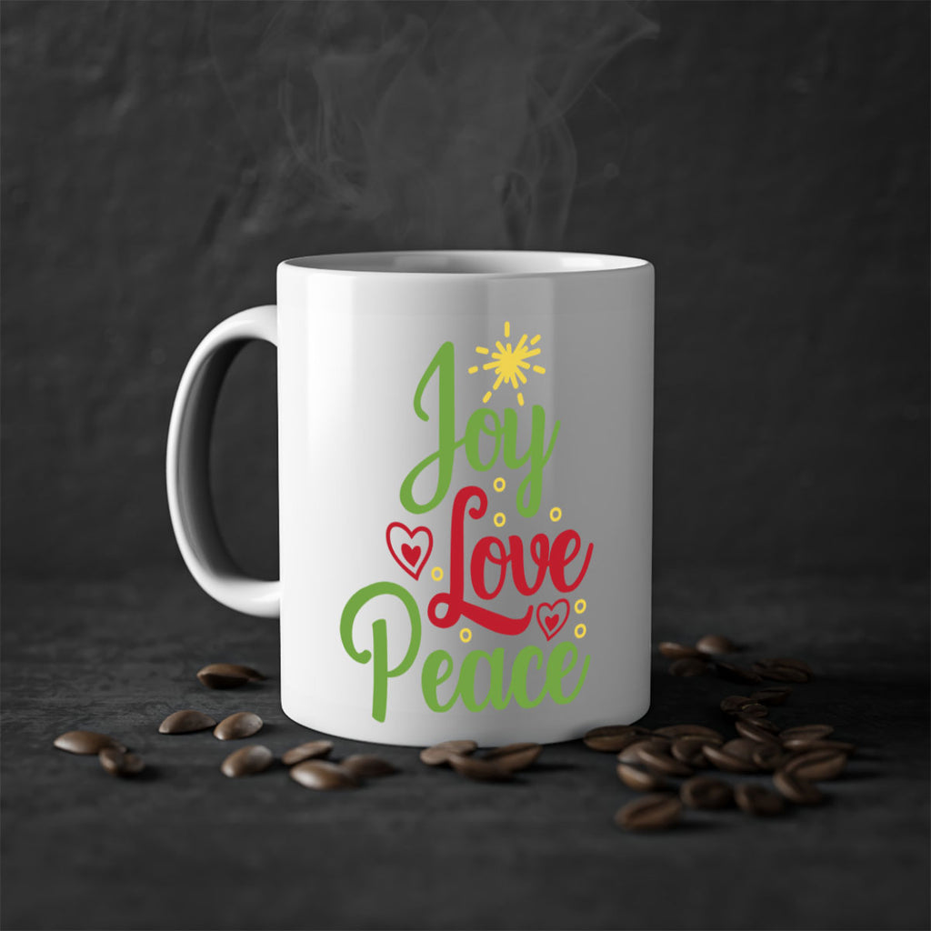 joy love peacee 243#- christmas-Mug / Coffee Cup