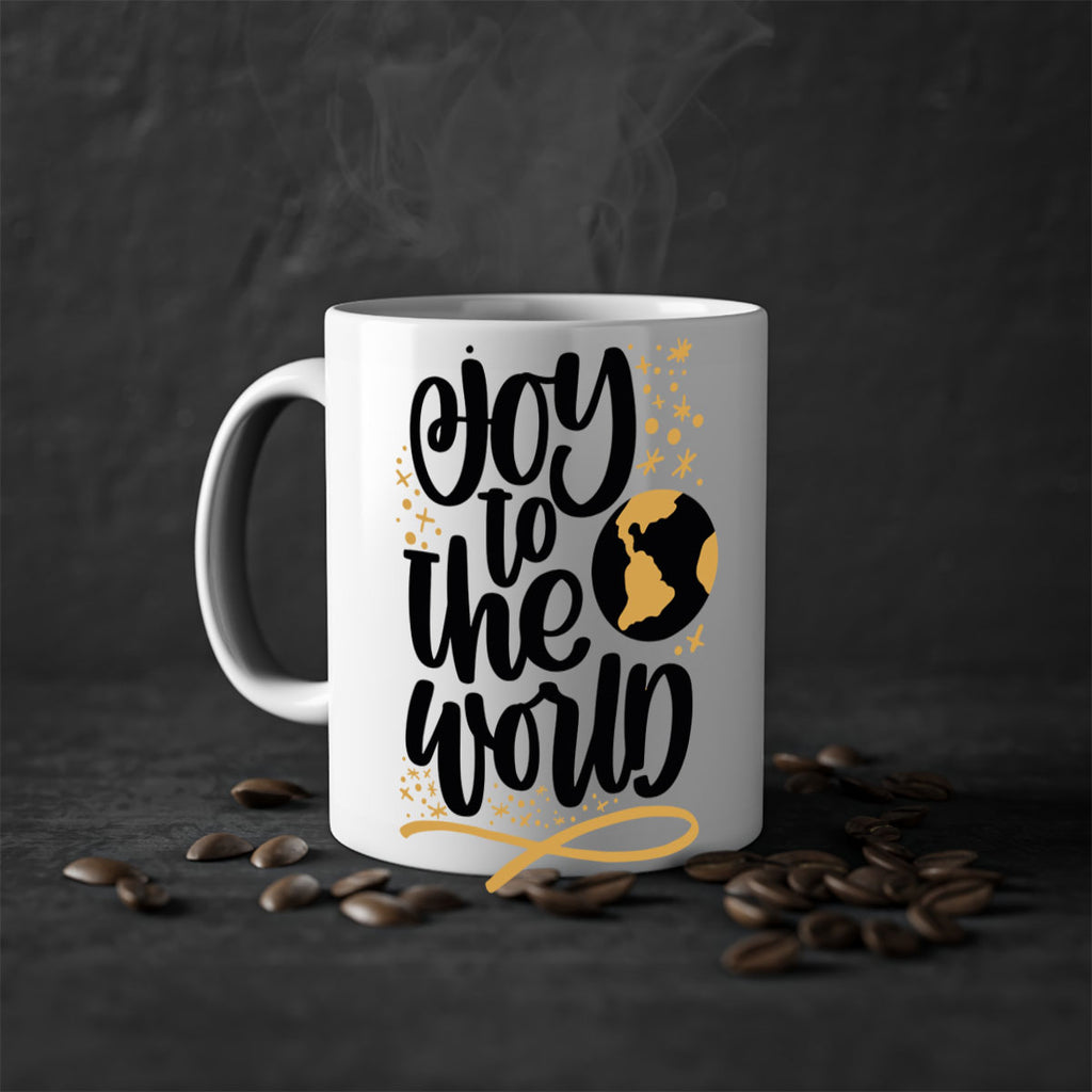 joy to the world gold 110#- christmas-Mug / Coffee Cup