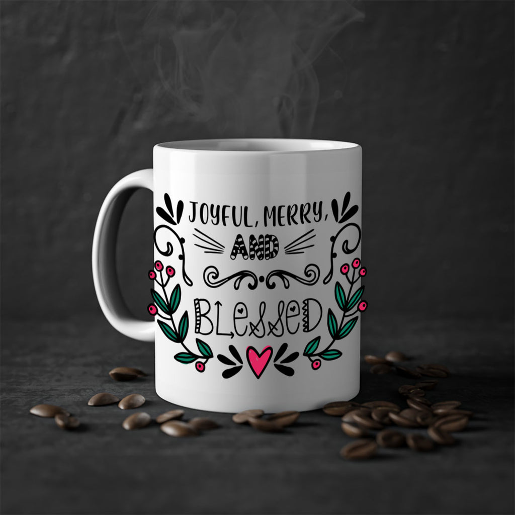 joyful, merry, and blessed style 420#- christmas-Mug / Coffee Cup