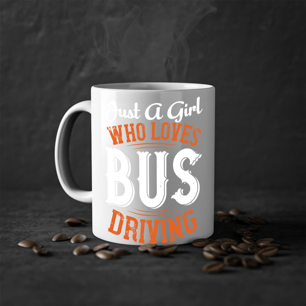 just a girl who loves bus driving Style 23#- bus driver-Mug / Coffee Cup