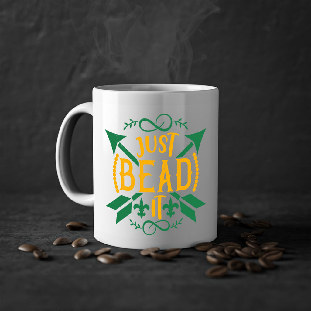 just bead it 56#- mardi gras-Mug / Coffee Cup