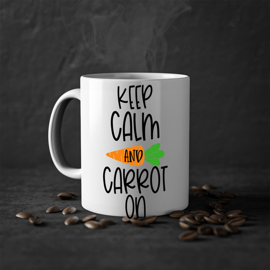 keep calm and carrot on 18#- easter-Mug / Coffee Cup