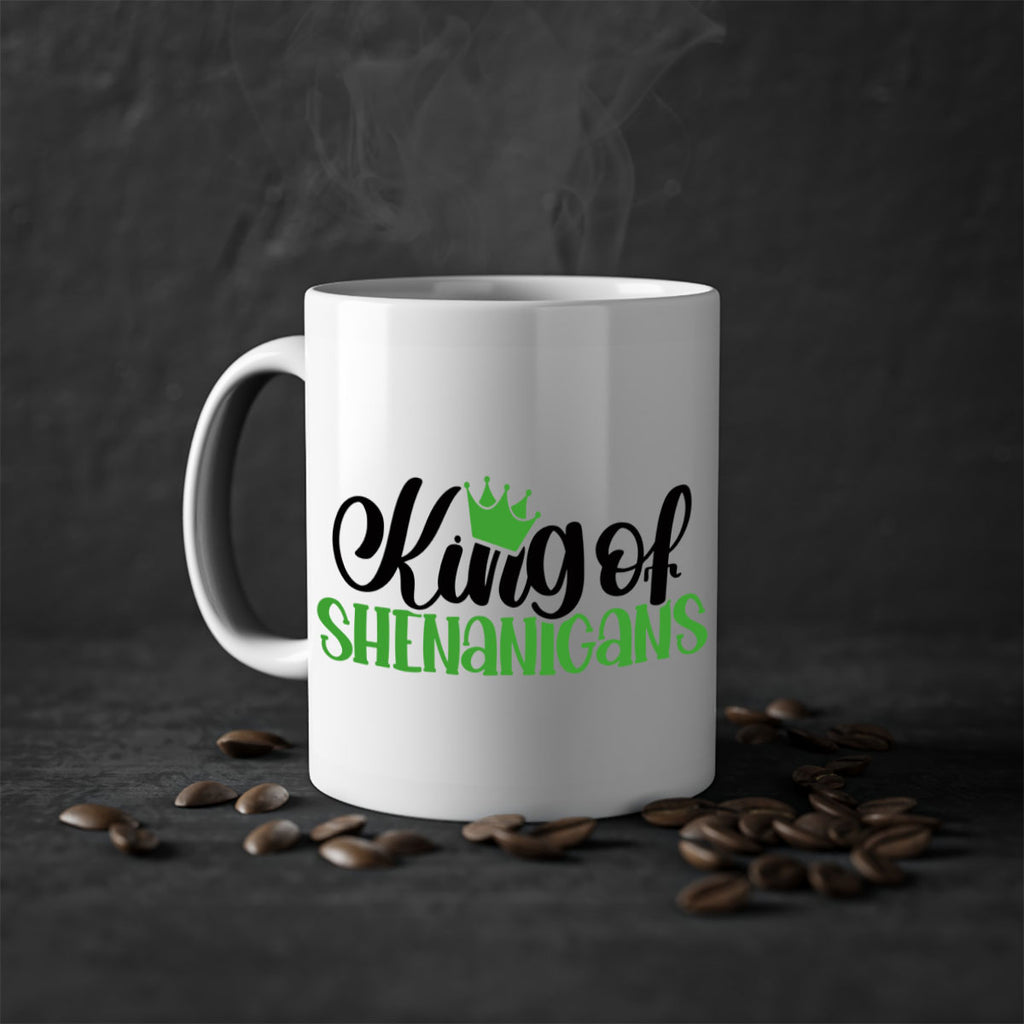 king Of Shenanigans Style 74#- St Patricks Day-Mug / Coffee Cup