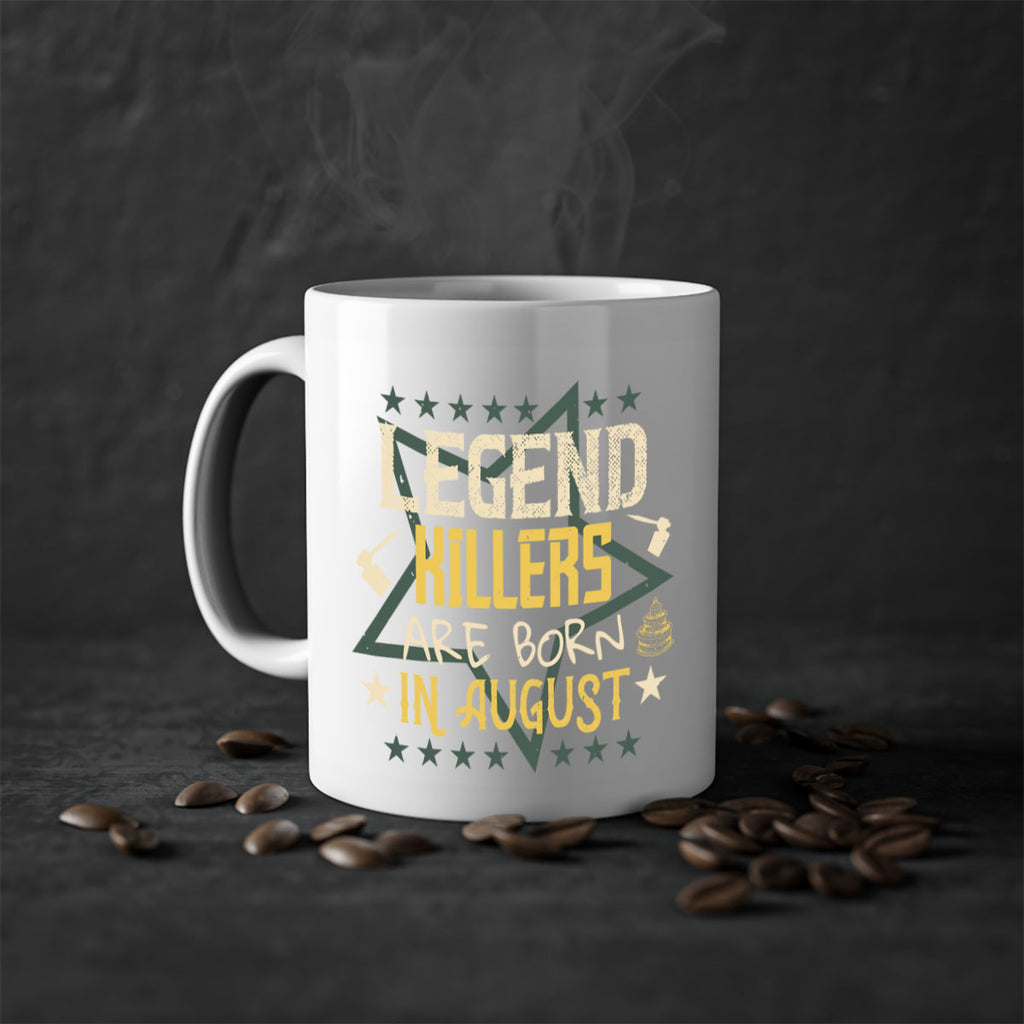 legend killers are born in august Style 64#- birthday-Mug / Coffee Cup