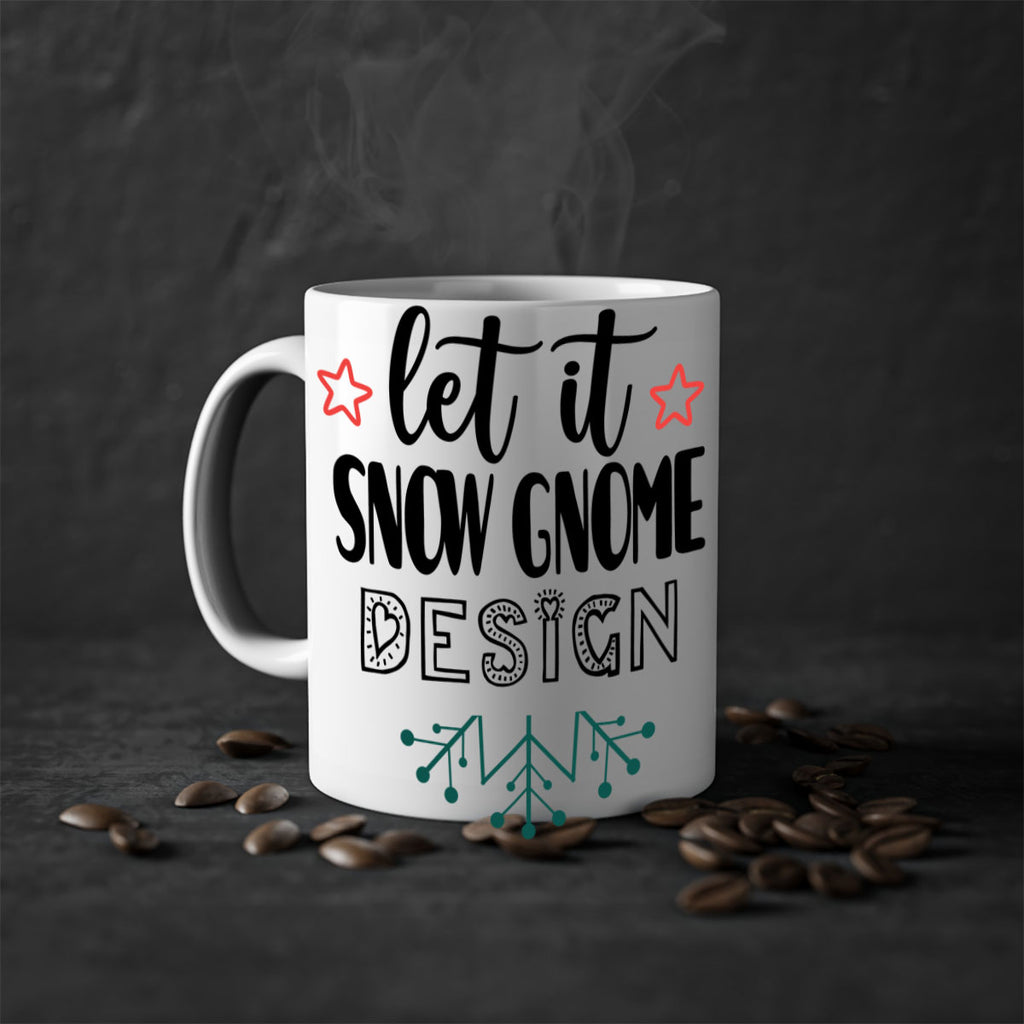 let it snow gnome design style 432#- christmas-Mug / Coffee Cup