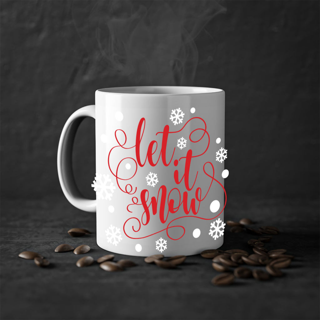 let it snow style 435#- christmas-Mug / Coffee Cup