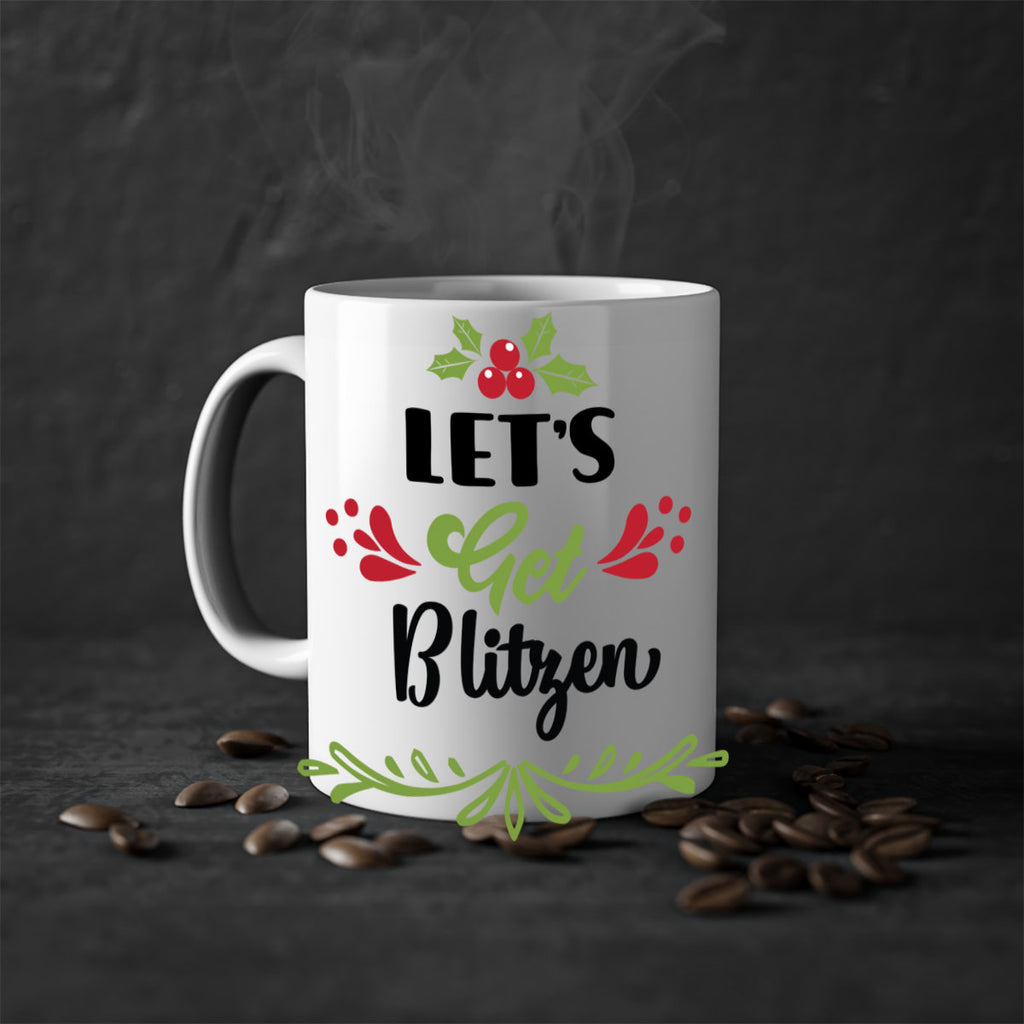 let s get blitzen style 437#- christmas-Mug / Coffee Cup