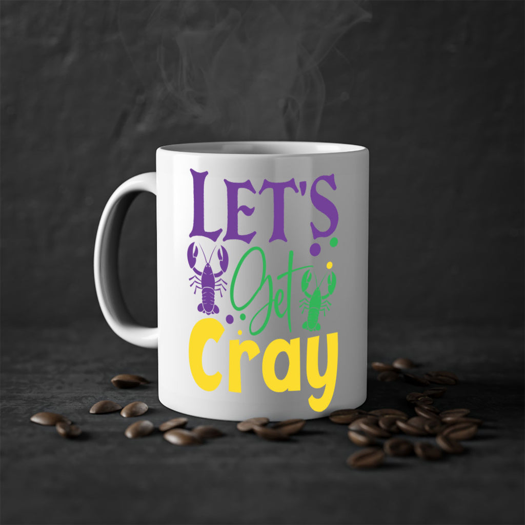 lets get cray 81#- mardi gras-Mug / Coffee Cup