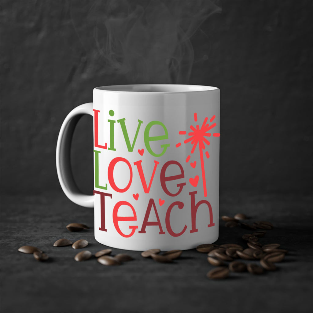 live love teach 230#- christmas-Mug / Coffee Cup