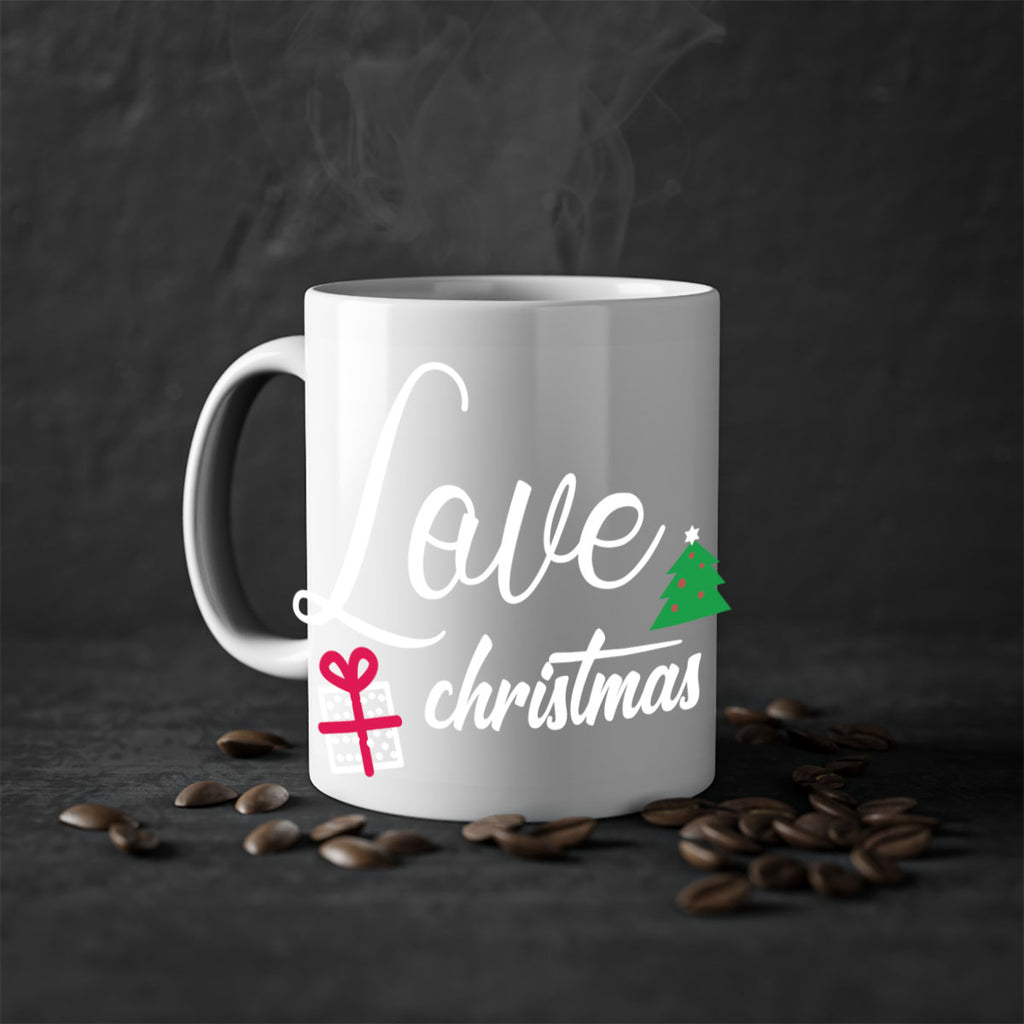 love christmas style 444#- christmas-Mug / Coffee Cup