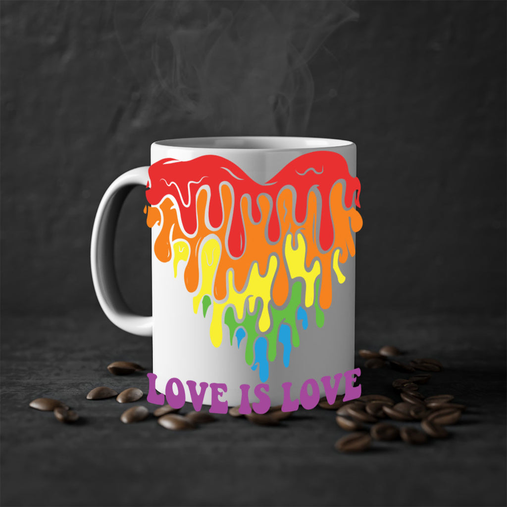 love is love rainbow ice lgbt 85#- lgbt-Mug / Coffee Cup