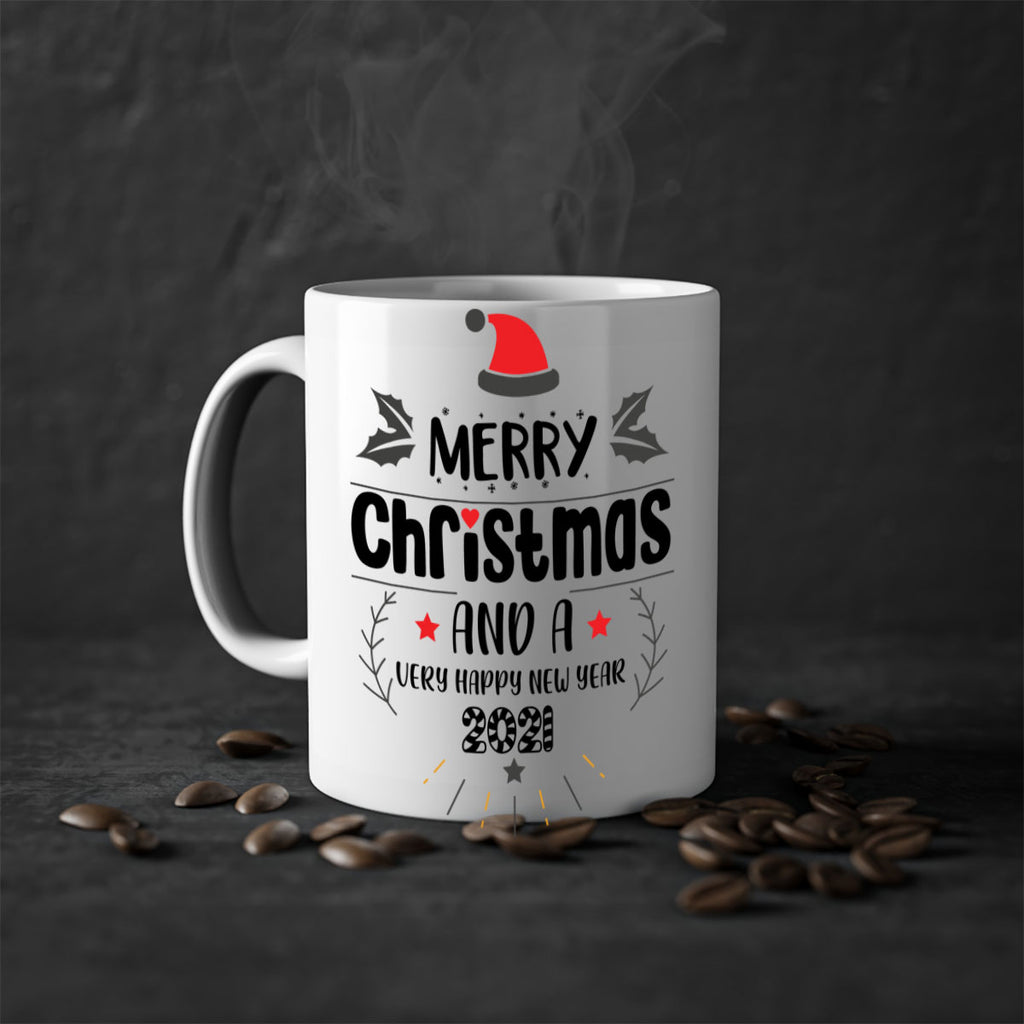 merry christmas and a very happy new year 8#- christmas-Mug / Coffee Cup