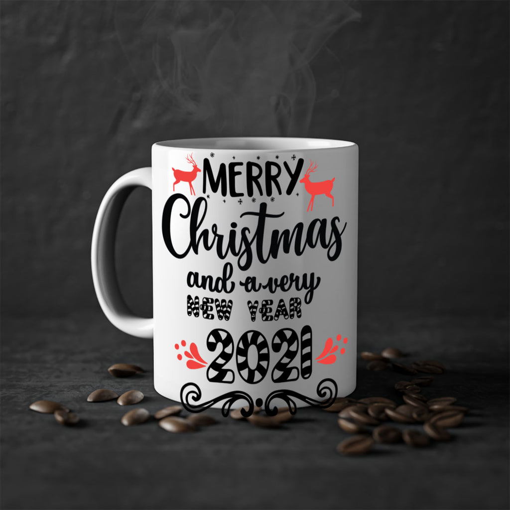 merry christmas and a very happy new year style 487#- christmas-Mug / Coffee Cup