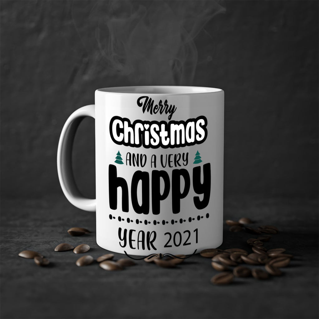 merry christmas and a very happy new year style 488#- christmas-Mug / Coffee Cup