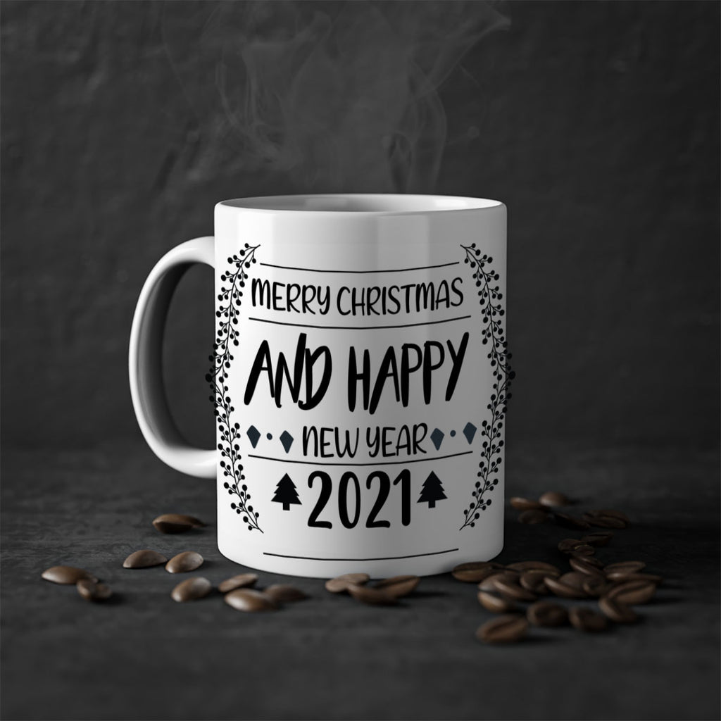 merry christmas and happy new year style 492#- christmas-Mug / Coffee Cup