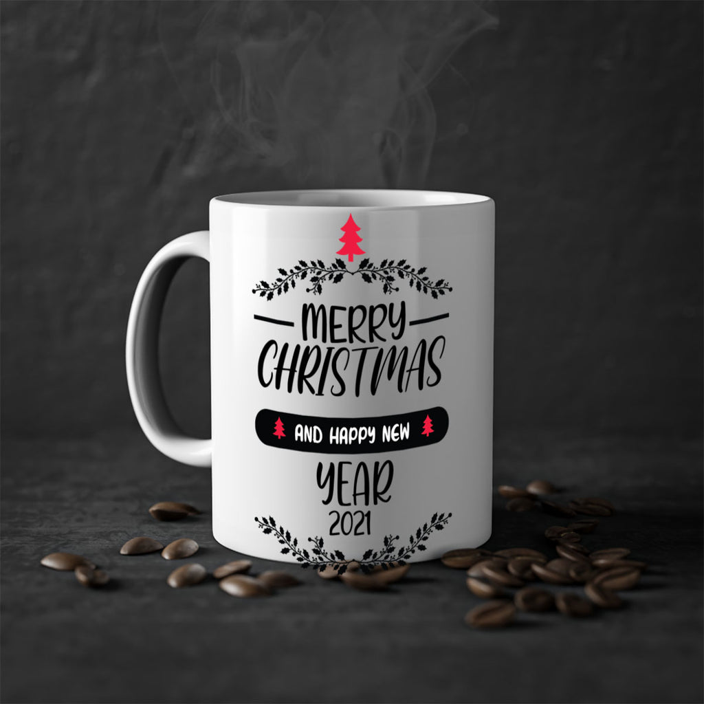 merry christmas and happy new year style 493#- christmas-Mug / Coffee Cup