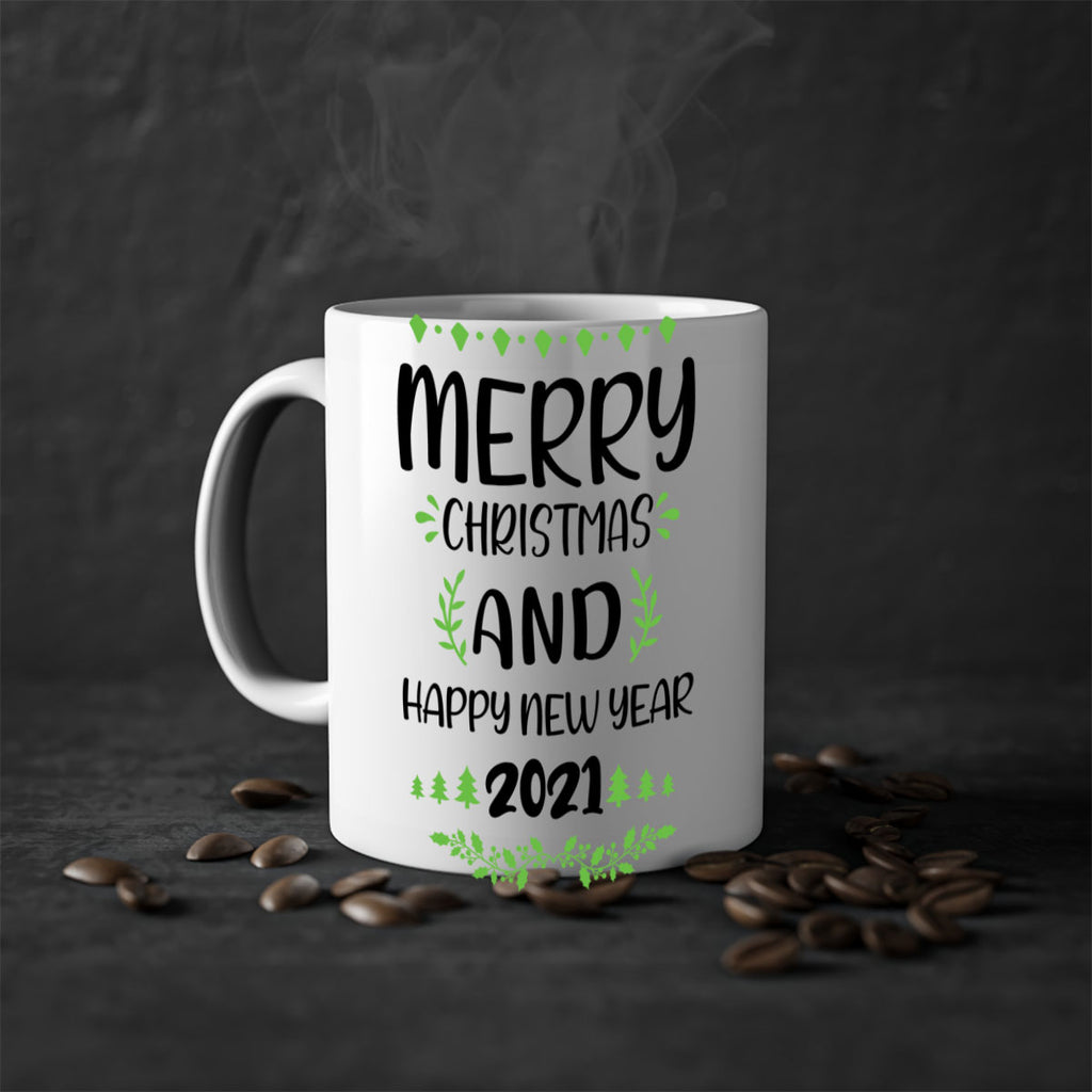 merry christmas and happy new year style 494#- christmas-Mug / Coffee Cup