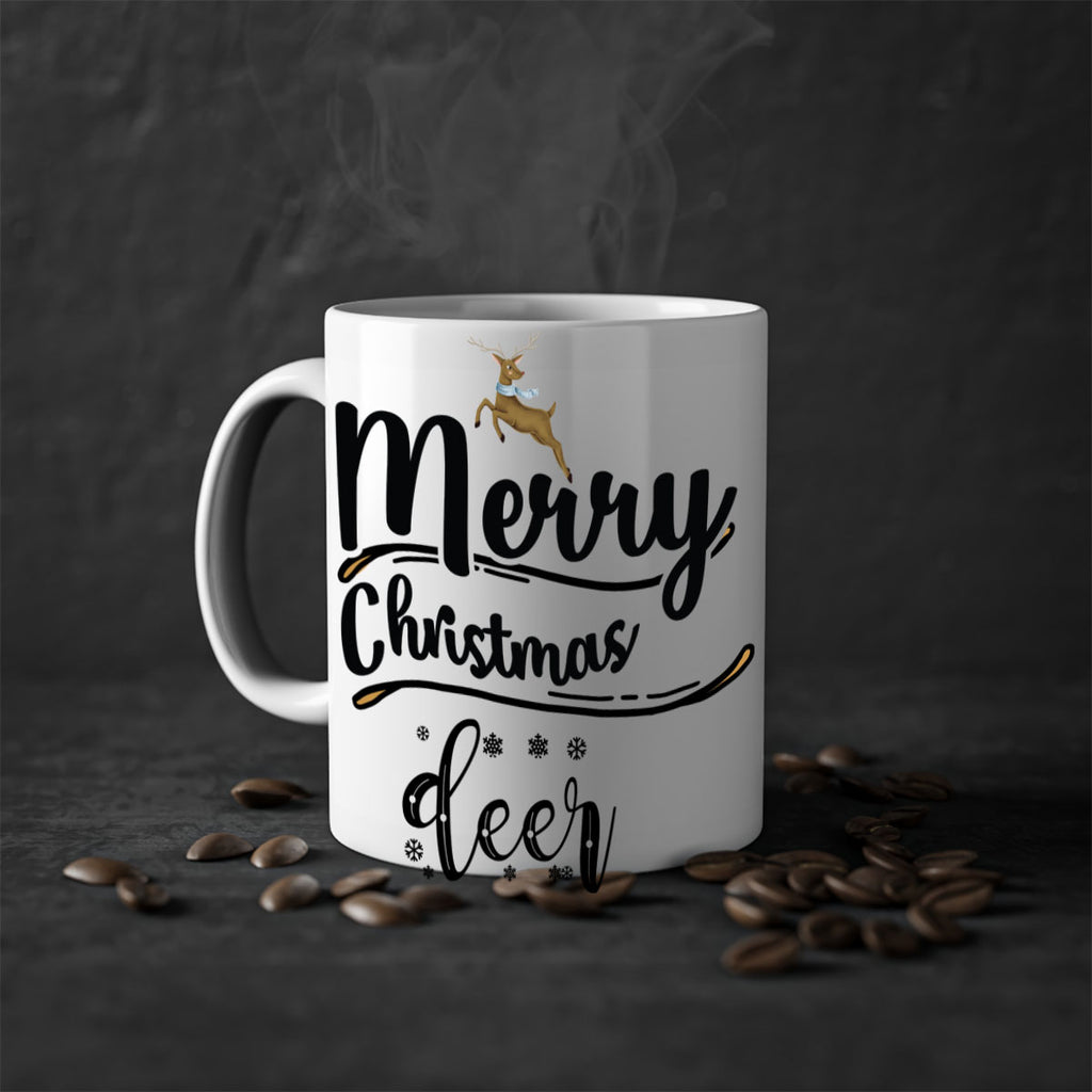 merry christmas deer style 496#- christmas-Mug / Coffee Cup