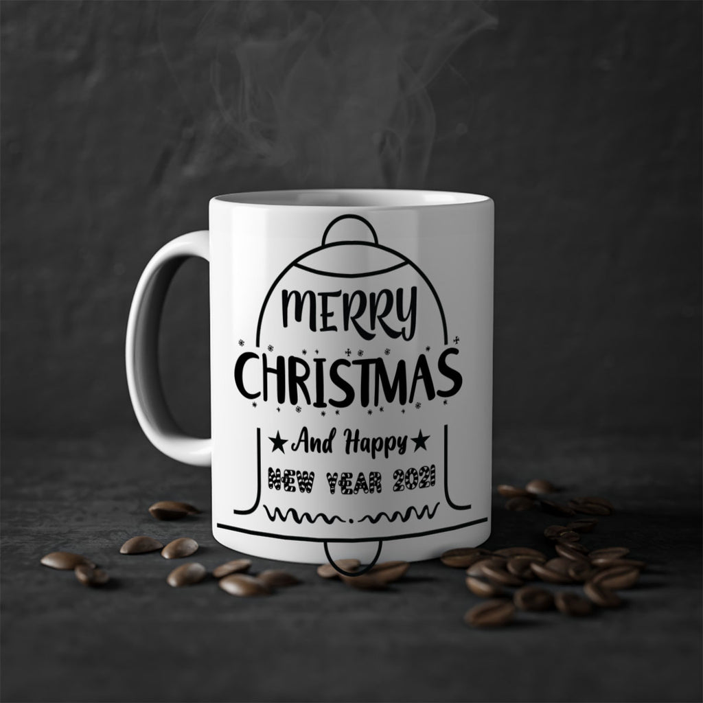 merry christmas enjoy the holiday style 498#- christmas-Mug / Coffee Cup