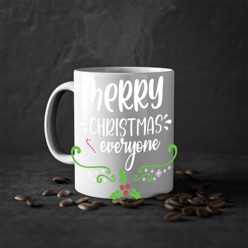 merry christmas everyone style 501#- christmas-Mug / Coffee Cup