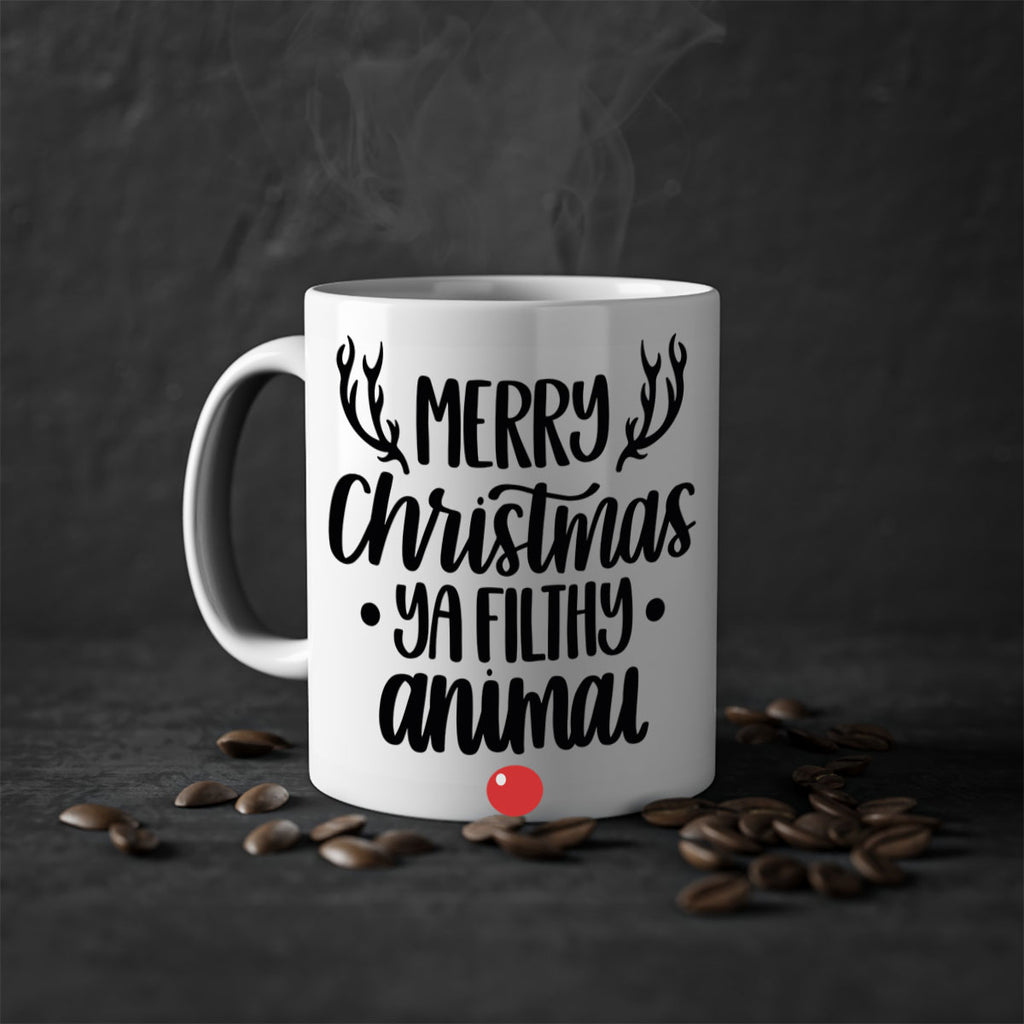 merry christmas ya filthy animal 83#- christmas-Mug / Coffee Cup